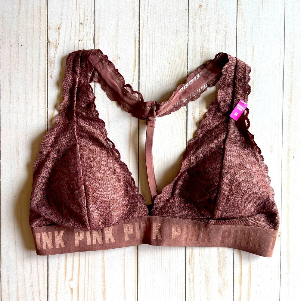 PINK VS Halter Style Mauve Bralette